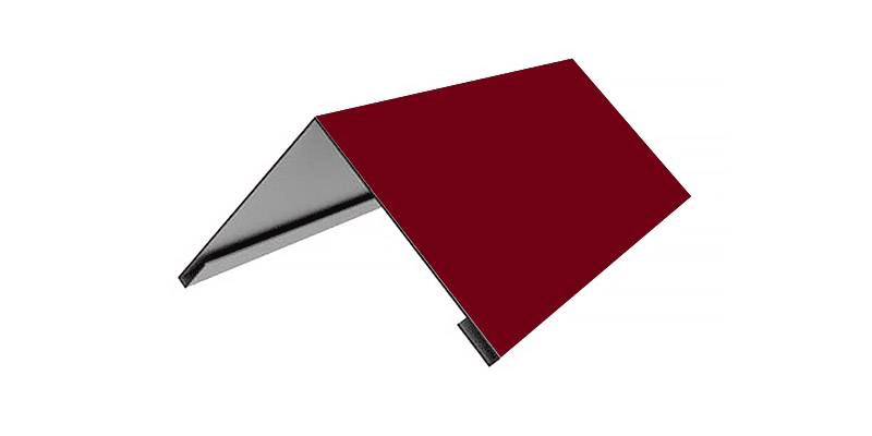 Конёк 200*200 длина 2 м завальцованный цинк