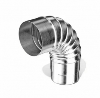 Колено трубы д.100*90, 110*90, 120*90 Цинк и RAL